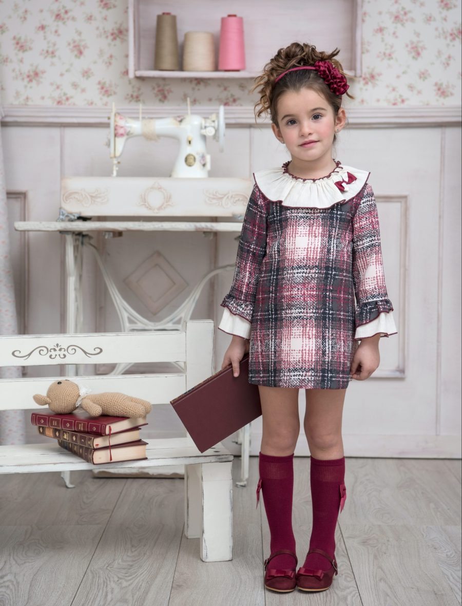 Vestido niña Miranda con volantes