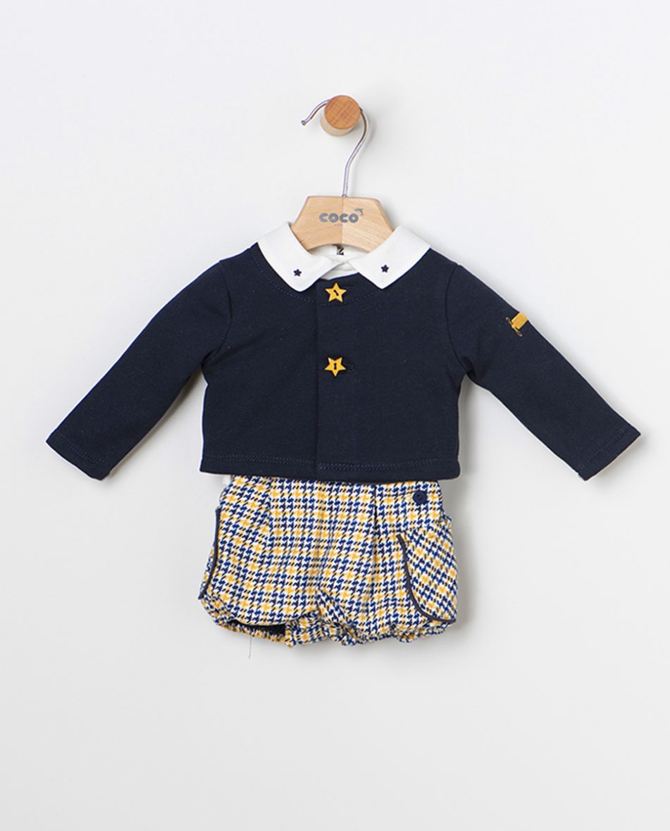Conjunto bebé niño familia estrella de Coco Acqua»Asier»