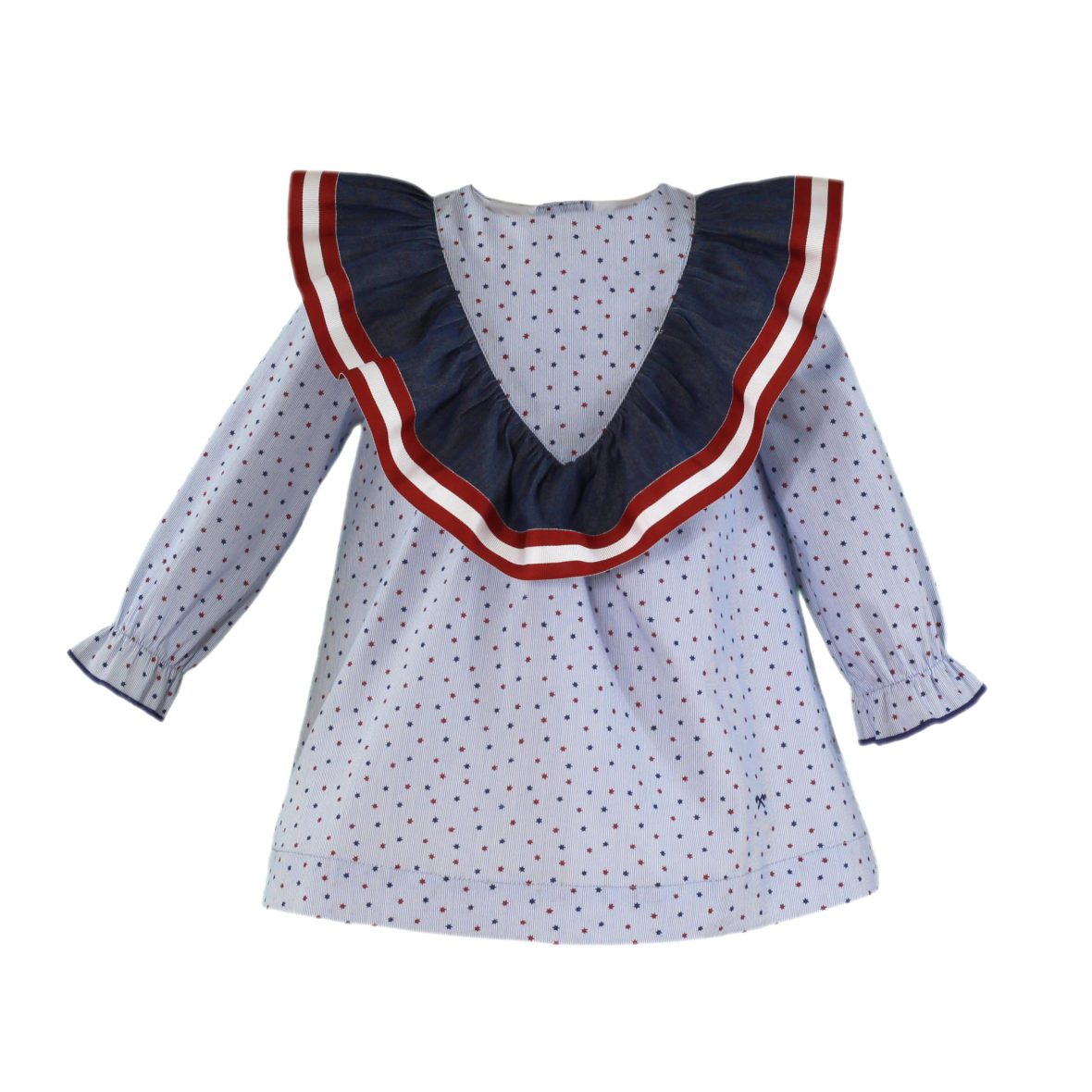 Vestido bebé niña de Miranda con precioso volante