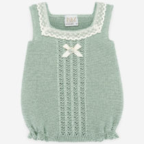 Bombacho pichy de punto bebé niña puntilla Savia de Paz Rodríguez