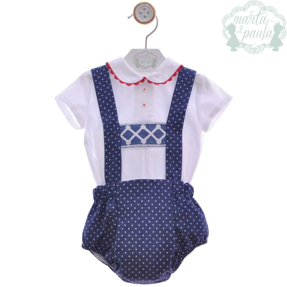 Marta y Paula – Conjunto bebé niño Piccolino «Familia YOYÓ»