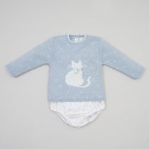 CONJUNTO GATITO AZUL