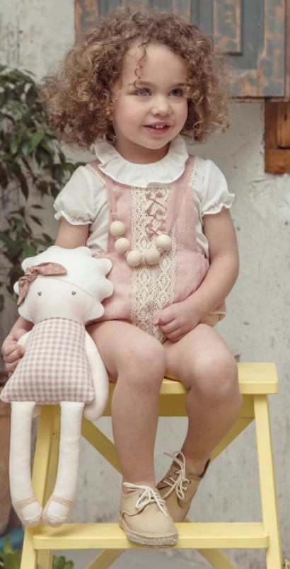 Marta y Paula – Conjunto ranita bebé niña «Familia MUÑECA»