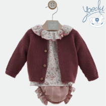 Conjunto Ranita bebé niña Yoedu Familia Odisea - Tres Piezas