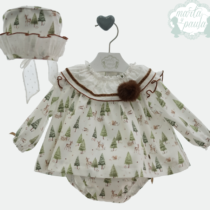 Jesusin con capota bebé niña Marta y Paula Familia Nina