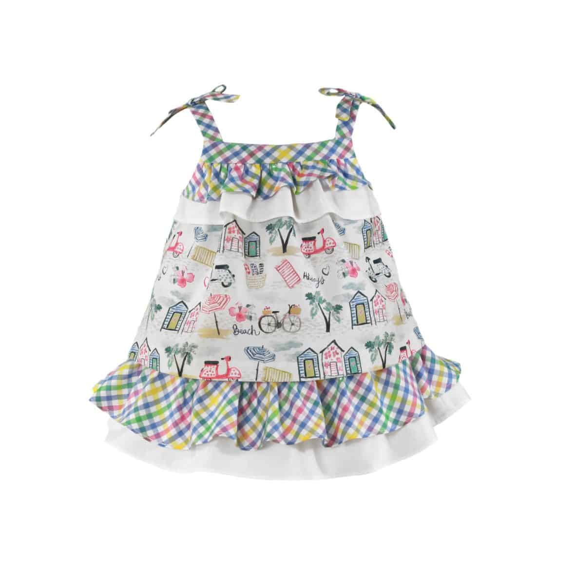 Vestido Niña Anais de la colección de verano de Miranda