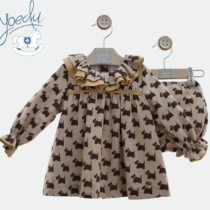 Vestido bebé niña Yoedu con Pololo Familia Arcadia
