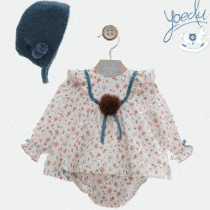 Jesusito bebé niña Yoedu con capota de punto