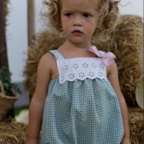 pelele vichy a cuadros Pio Pio