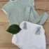 Conjunto Niño Bordado en Vichy verde empolvado de la marca Cocote