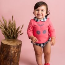 Conjunto bebé niño Colección Cerezas de Foque primavera verano