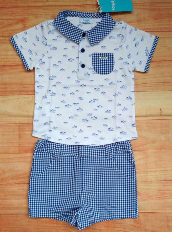 conjunto niño barquito azul de Foque4