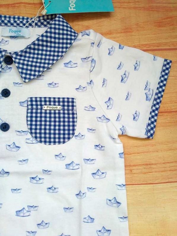 conjunto niño barquito azul de Foque6