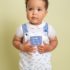 Ranita-Peto bebé niño colección Barcos estampado Vichy Foque Verano