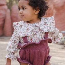 Conjunto bebé niña colección Hadas blusa y peto de José Varón otoño22