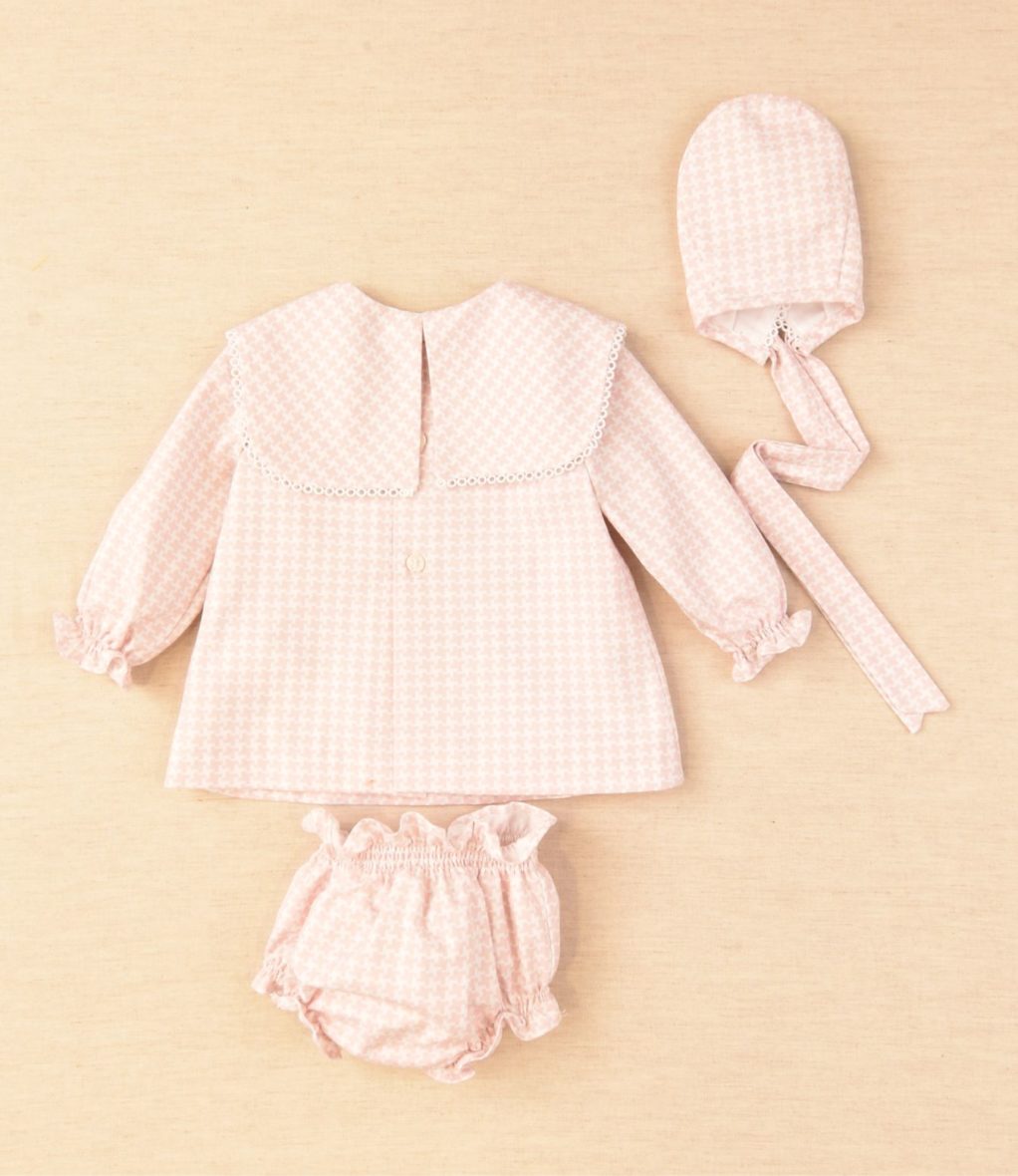 Vestido Pata de gallo bebé Cocote otoño 22 02-43006_2